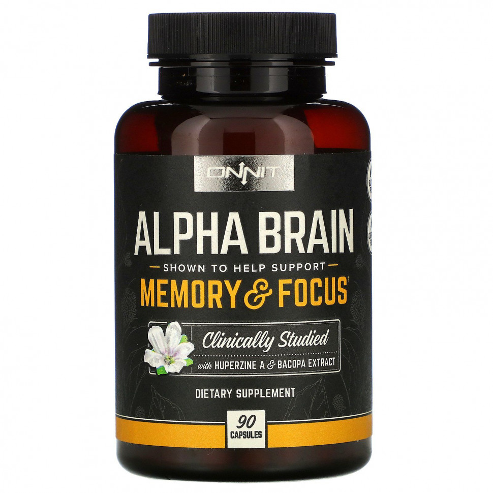   (Iherb) Onnit, Alpha Brain, 90     -     , -, 