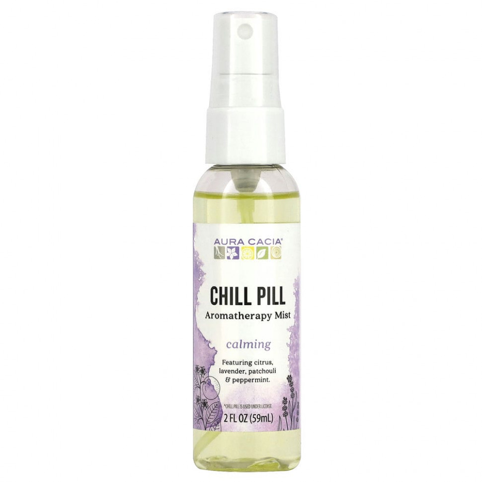 ���� ������ (Iherb) Aura Cacia, Chill Pill ���� Essential Solutions, 2 ������ ����� (59 ��), ������ �� 1300 ���