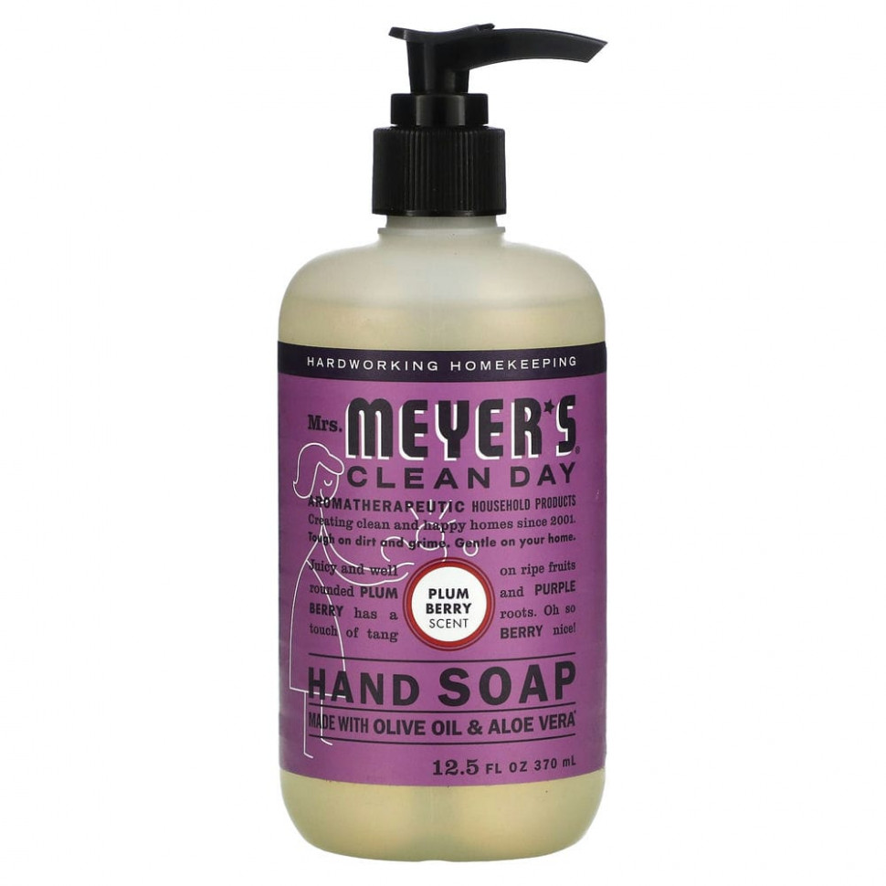 ���� ������ (Iherb) Mrs. Meyers Clean Day, ���� ��� ���, �����, 370 �� (12,5 ����. �����), ������ �� 1620 ���