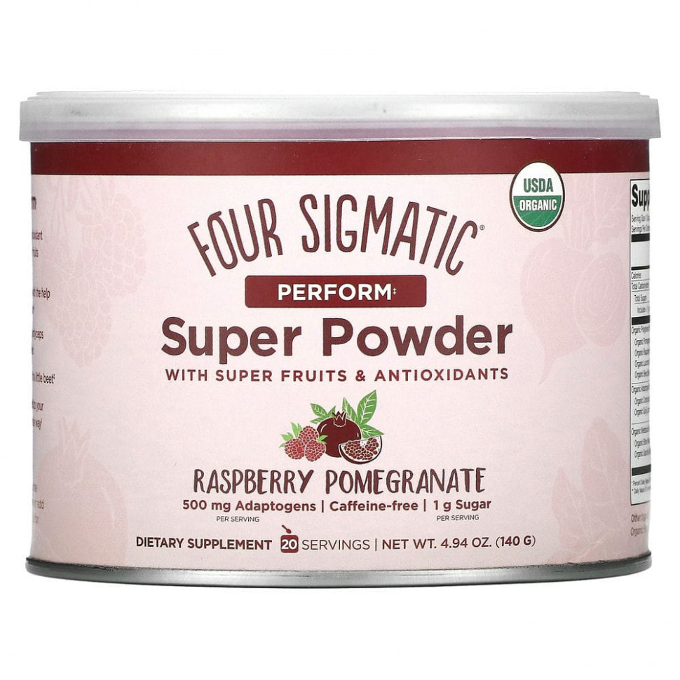 ���� ������ (Iherb) Four Sigmatic, Perform Super Powder, ������ � ������, 140 � (4,94 �����), ������ �� 5030 ���