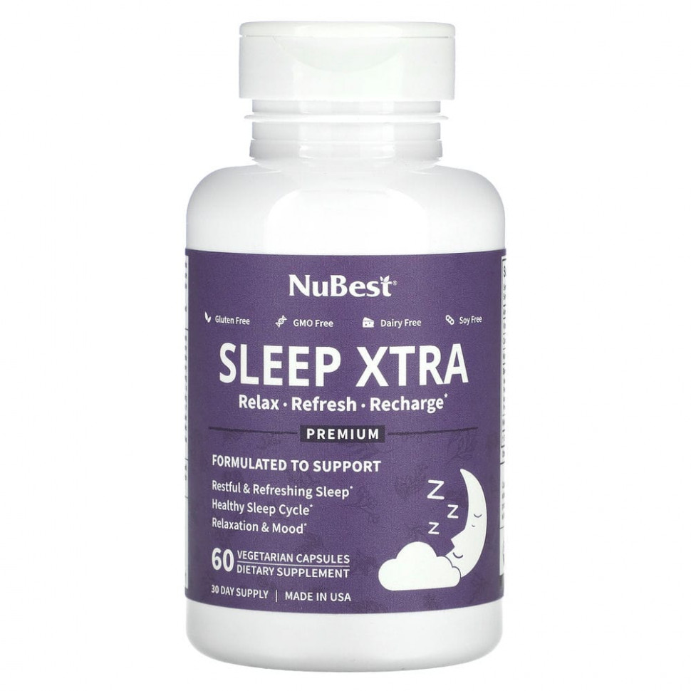   (Iherb) NuBest, Sleep Xtra, 60      -     , -, 