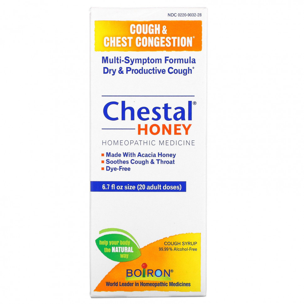 ���� ������ (Iherb) Boiron, Chestal Honey, Cough & Chest Congestion, 6.7 fl oz (20 adult doses), ������ �� 2620 ���