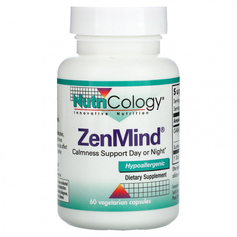   (Iherb) Nutricology,   ZenMind, 60      -     , -, 