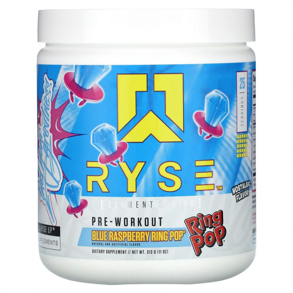 ���� ������ (Iherb) Ryse Supps, ����������������� �������� � ����� �������, 313 � (11 �����), ������ �� 6060 ���