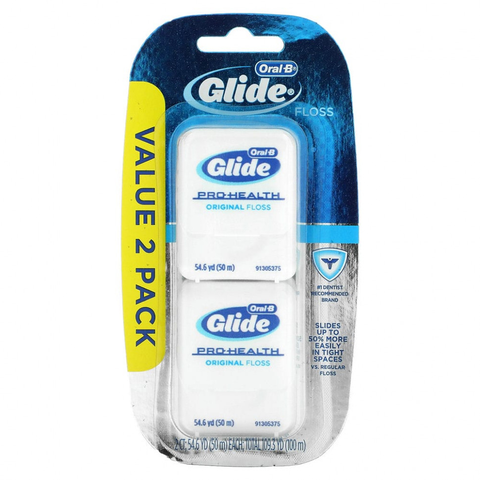   (Iherb) Oral-B, Glide, Pro-Health,   , 2 Ct, 54,6  (50 )     -     , -, 