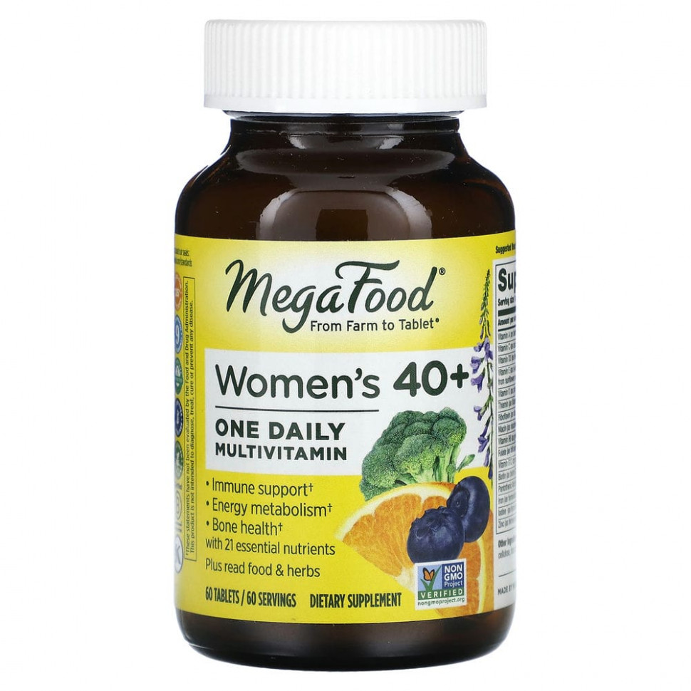 ���� ������ (Iherb) MegaFood, Women Over 40, �������������� ��� ������ ������ 40 ���, ��� ������ ���� ��� � ����, 60 ��������, ������ �� 6850 ���