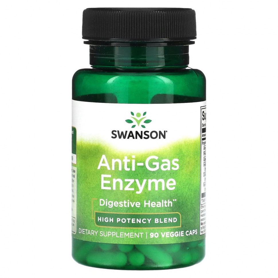   (Iherb) Swanson, Anti-Gas Enzyme,  , 90      -     , -, 