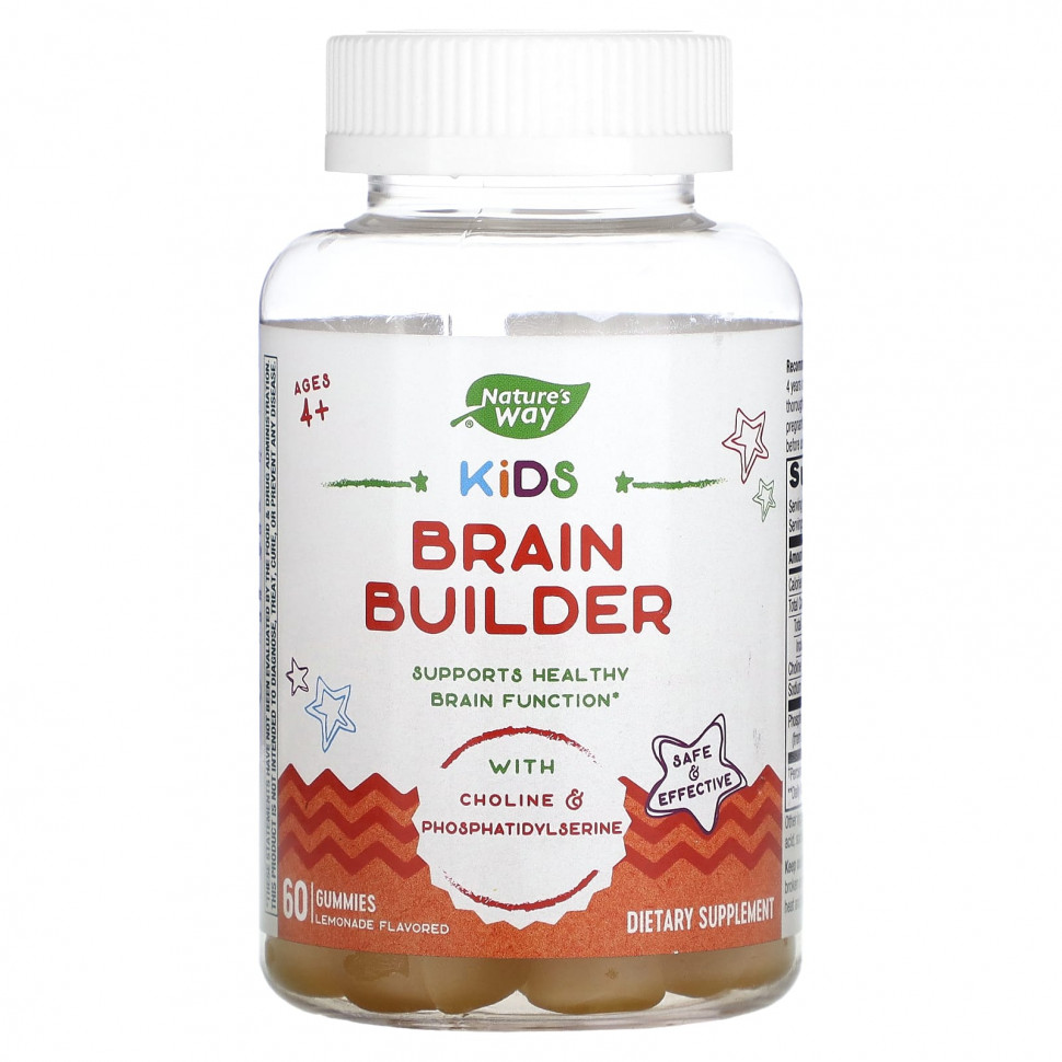   (Iherb) Nature's Way, Kids Brain Builder,    4 , , 60      -     , -, 