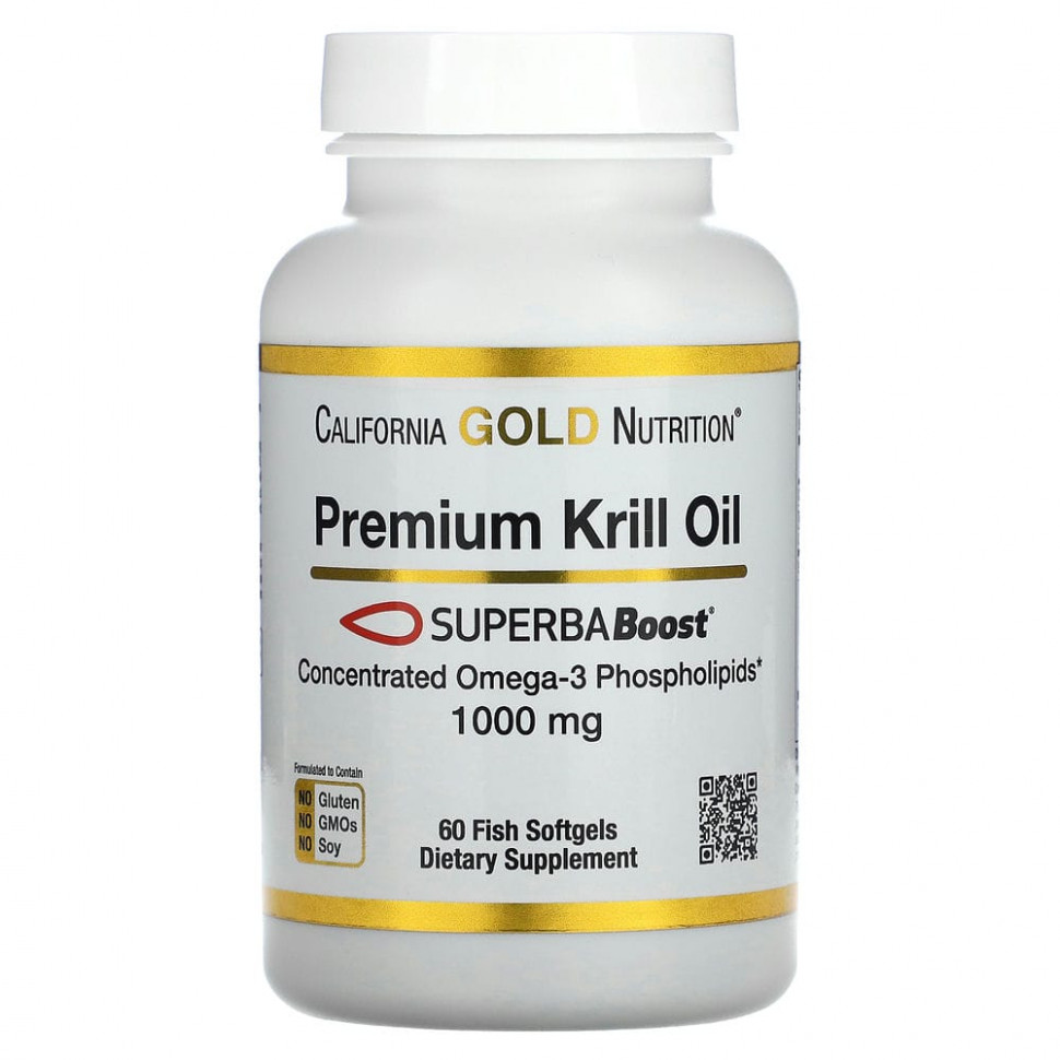 ���� ������ (Iherb) California Gold Nutrition, SUPERBABoost�, ����� ����� ������������ ��������, 1000 ��, 60 ������, ������ �� 5230 ���