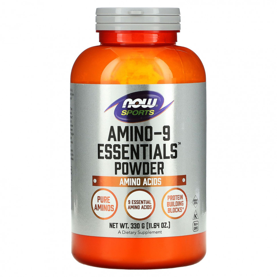   (Iherb) NOW Foods, Sports, Amino-9 Essentials Powder, 330  (11,64 )    -     , -, 