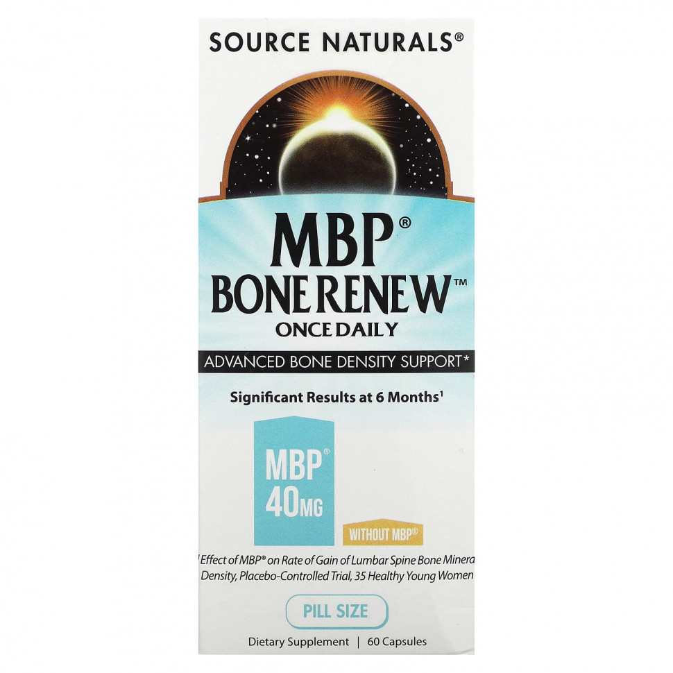   (Iherb) Source Naturals, MBP Bone Renew, 60     -     , -, 