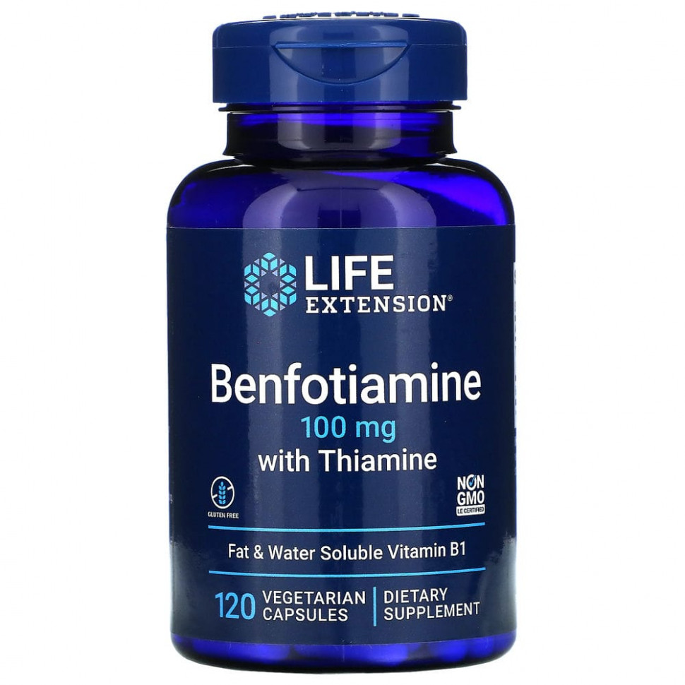 ���� ������ (Iherb) Life Extension, ����������� � ��������, 100 ��, 120 �������������� ������, ������ �� 2700 ���