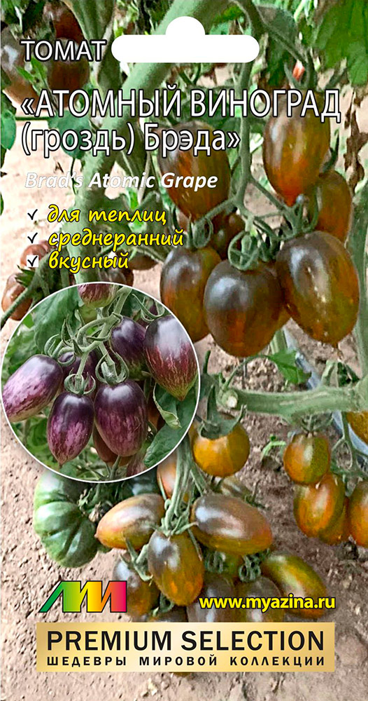 ����  ������ ������ ������ ����������� ����� ������� �������� ����� (Brad�s Atomic Grape), 5 ��. Premium Selection, ������ �� 145 ���