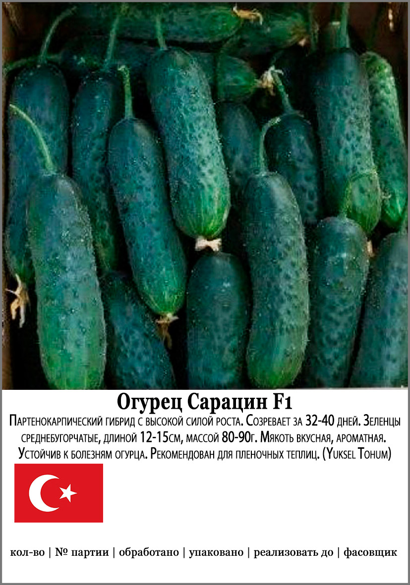 ����  ������ SEEDSPOST ������ ������� F1, 5 ��. ������� ���� Yoksel Tohum ������� ������, ������ �� 175 ���