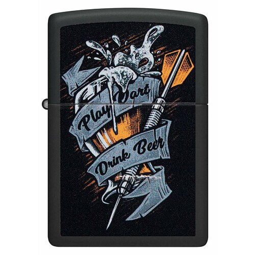     ZIPPO Classic 48679 Darts   Black Matte - ,   6229 