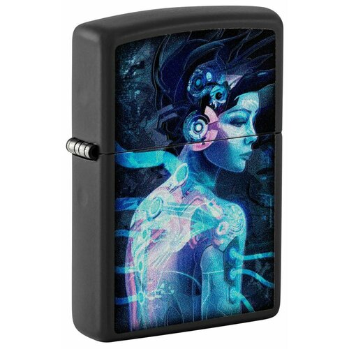 ���� ��������� ZIPPO Cyborg Woman � ��������� Black Light, ������/�����, ������, ������� 38x13x57 ��, ������ �� 6860 ���