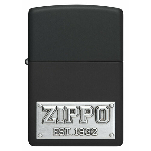     ZIPPO Classic 48689 License Plate   Black Matte -  ,   8780 