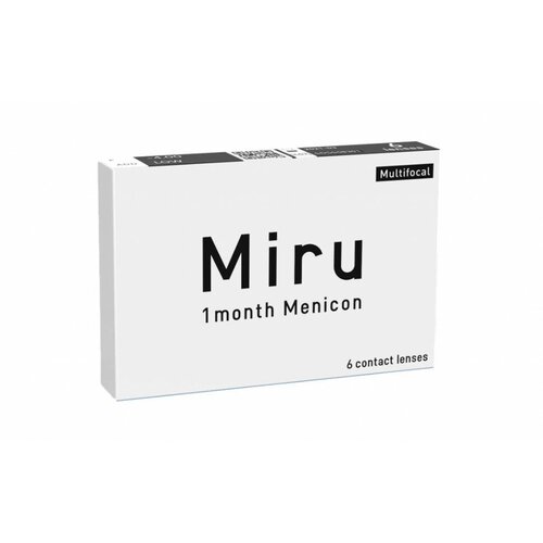    Menicon Miru 1month Multifocal, 6 ., R 8,6, D -3, ADD: , , 1 .   -     , -, 