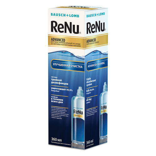 ���� ������� Bausch & Lomb Renu Advanced, � �����������, 360 ��, 1 ��., ������ �� 489 ���