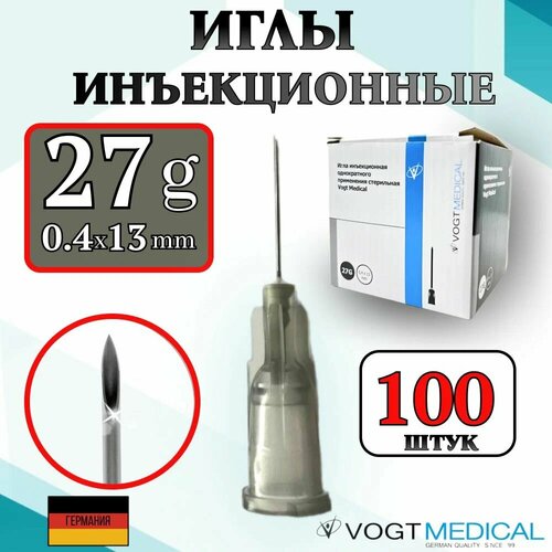  Vogt Medical,   27G, 0.4x13 , 100    -     , -, 