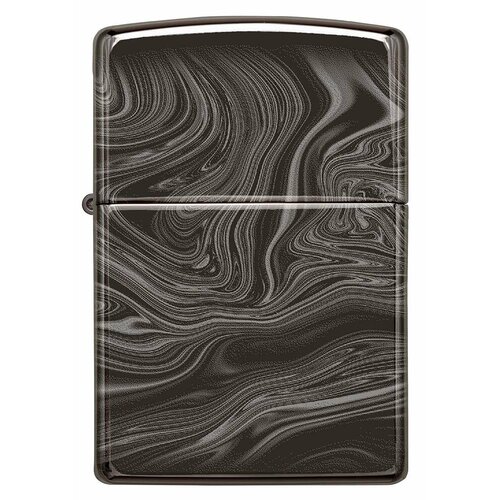 ���� ������������ ���������� ��������� ZIPPO Classic 49812 Marble Pattern Design � ��������� High Polish Black - ��������� ����, ������ �� 9352 ���