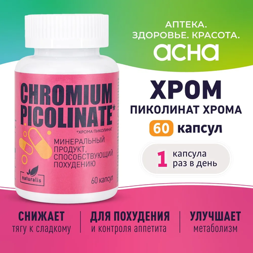   , ,  ,  ,        Chromium picolinate 60  Naturalis     -     , -, 