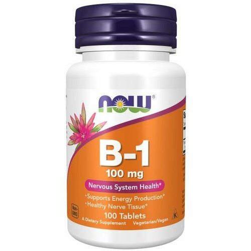  NOW  -1 100  Vitamin B1, 100    -     , -, 