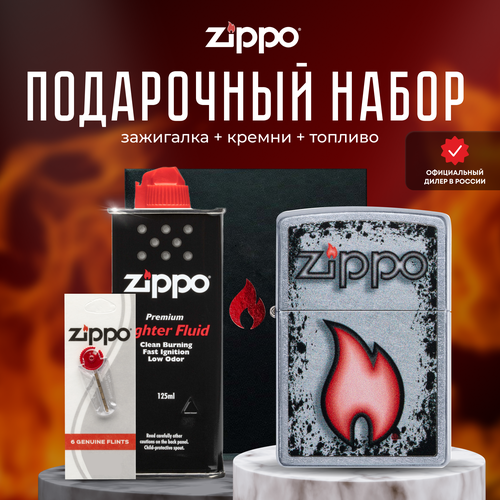   ZIPPO   (   Zippo 49576 Flame +  +  125  )   -     , -, 