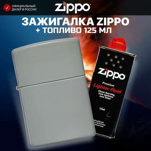    ZIPPO 49452 Classic Flat Grey +     125    -     , -, 