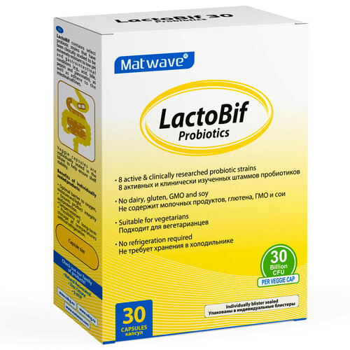 ���� Matwave LactoBif Probiotics ����., 30 ���� ���, 40 �, 30 ��., �����������, 1 ��., ������ �� 1300 ���
