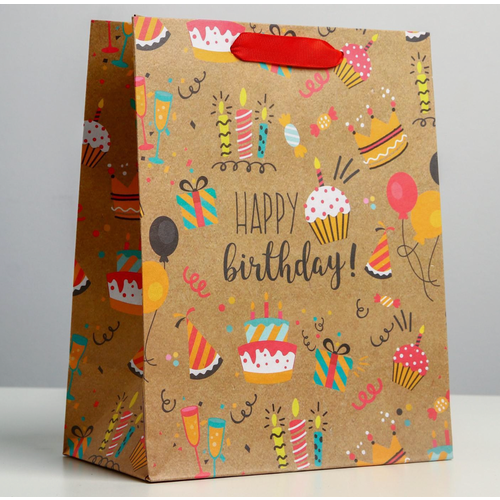 ���� �����-����� �������� ������������ �Happy Birthday� / 18x23x10 �� / � ������� / 1 ��, ������ �� 329 ���