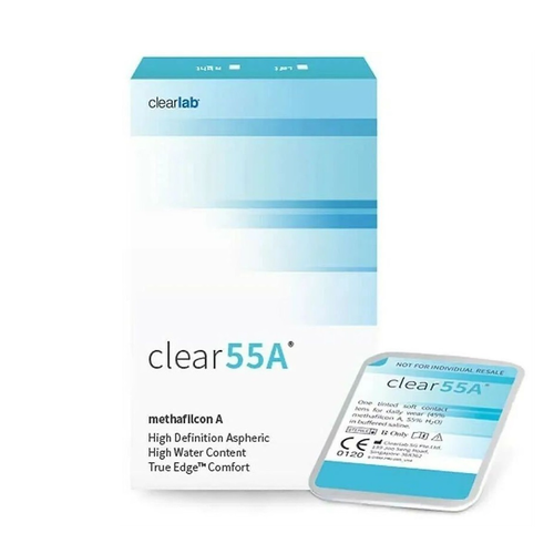 ���� ���������� ����� Clearlab Clear 55A, 6 ��., R 8,7, D -2,25, ����������, 1 ��., ������ �� 1020 ���