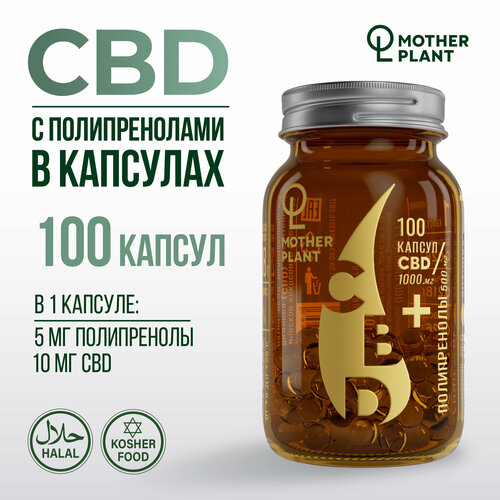 ���� ����� CBD � ������������� � �������� (100 ������ �� 10 ��), Motherplant, ������ �� 3600 ���