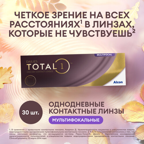 ���� ���������� ����� Alcon Dailies Total1 Multifocal, 30 ��., R 8,5, D +4,25, ADD: �������, 1 ��., ������ �� 3910 ���