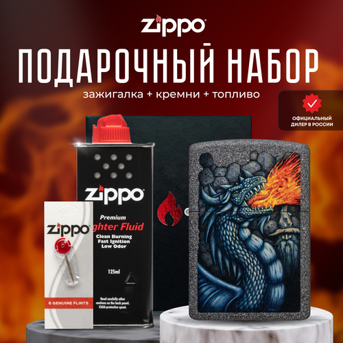   ZIPPO   (   Zippo 49776 Fiery Dragon +  +  125  )   -     , -, 