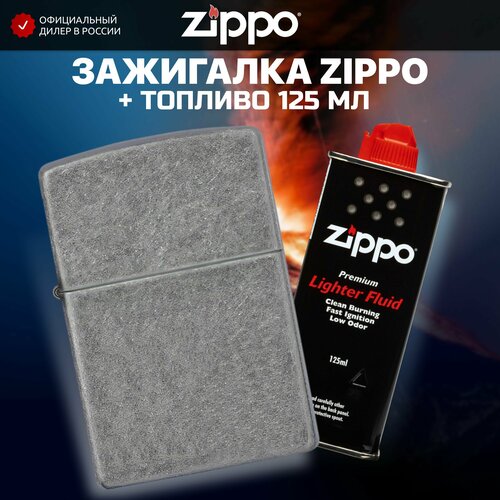    ZIPPO 121FB Classic Antique Silver Plate +     125    -     , -, 