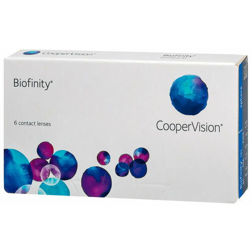 ���� ���������� ����� CooperVision Biofinity, 6 ��., R 8,6, D +0,25, ����������, 1 ��., ������ �� 3590 ���