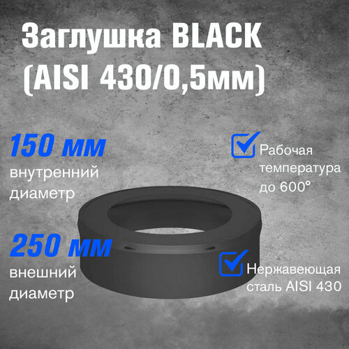 ���� �������� BLACK (AISI 430/0,5��) (150x250), ������ �� 1266 ���