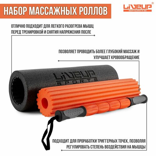 ���� ����� ��������� ������� �� 3 ���� LIVEUP Roller Set, 45�15 ��., ������ �� 1990 ���