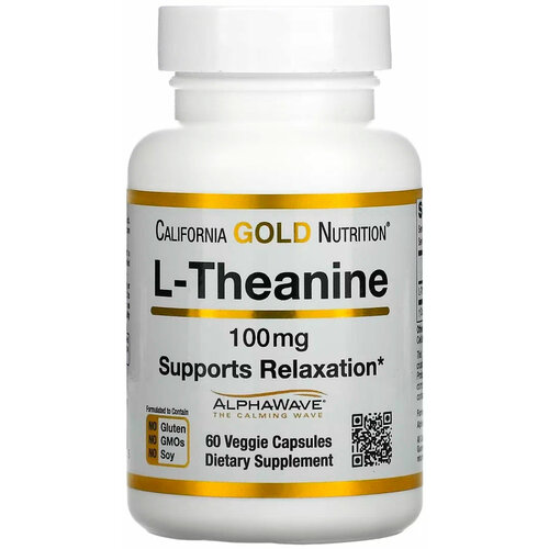 ���� California Gold Nutrition L-Theanine AlphaWave ���. ����., 100 ��, 60 �, 60 ��., ������ �� 2299 ���