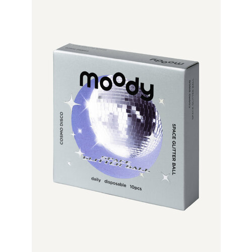 ���� ���������� ����� Moody Cosmo Disco, 10 ��., R 8,5, D -2,25, Space Glitter Ball, 1 ��., ������ �� 2650 ���