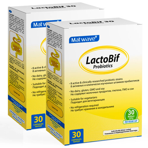 ���� Matwave LactoBif Probiotics ����., 30 ���� ���, 80 �, 30 ��., �����������, 2 ��., ������ �� 2488 ���