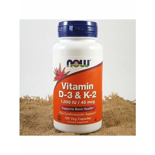 ���� NOW Vitamin D-3 & K-2 1000 IU/45 mcg, 120 caps, ������ �� 1210 ���