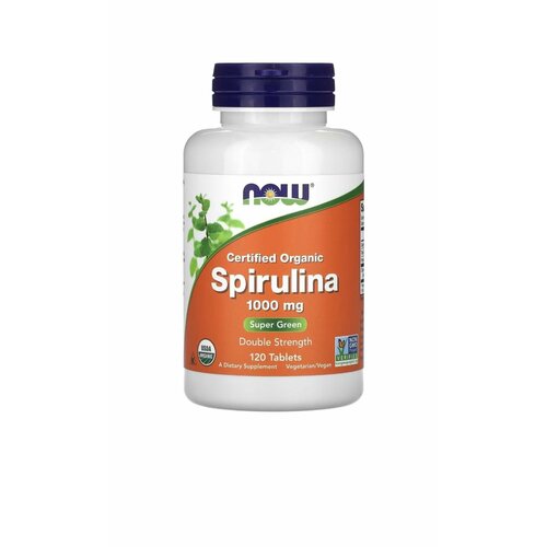 ���� ��������� ������� ������������ NOW Spirulina Double Strength 1000 mg 120 ��������, ������ �� 2500 ���