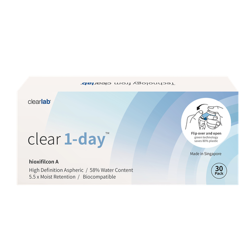 ���� ���������� ����� Clearlab Clear 1-day, 30 ��., R 8,7, D -2,25, 1 ��., ������ �� 1289 ���