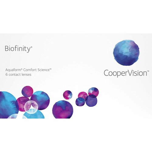 ���� ���������� ����� CooperVision Biofinity, 6 ��., R 8,6, D -11,5, ����������, 1 ��., ������ �� 3490 ���