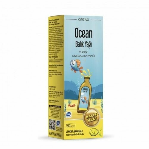  ORZAX OCEAN FISH OIL SYRUP 150 ML;       150    -     , -, 