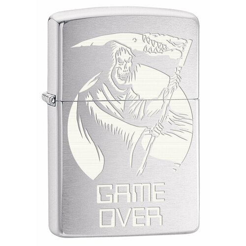     ZIPPO   Brushed Chrome, /, , 38x13x57 ,   4687 