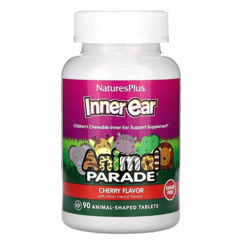 ���� Inner ear, �������� ��� ����������� ���, ��� �����, � �������� ������, 90 ���, Nature's plus, animal Parade, ������ �� 2990 ���