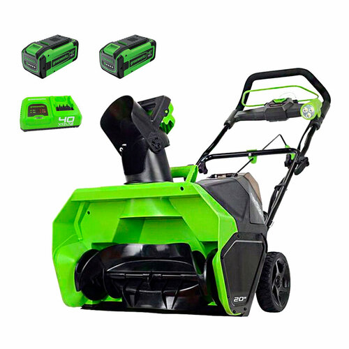    Greenworks GD40STK8II 40V, ,  51 ,   20 ,  2  8  +     -     , -, 